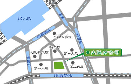 Osaka Branch Map